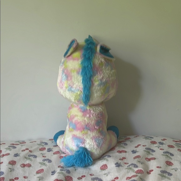 Jumbo Tie Dye Unicorn Beanie Boo - Picture 3 of 3